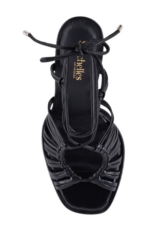 Seychelles Te Amo Ankle Wrap Sandal In Black
