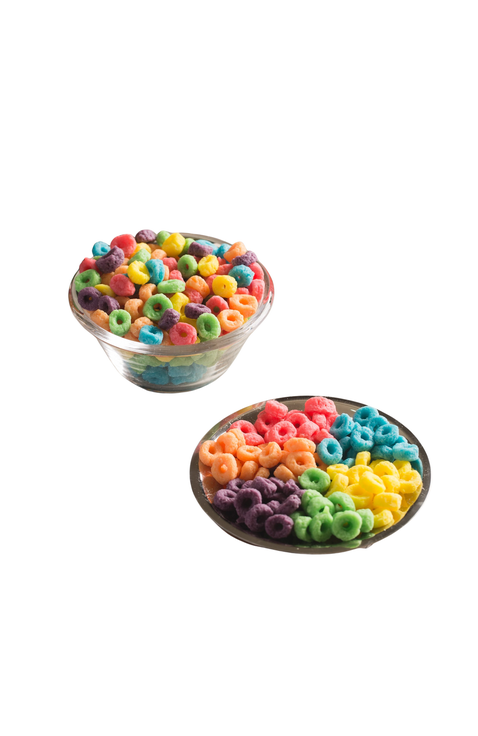 Fruit Loops Cereal Candle