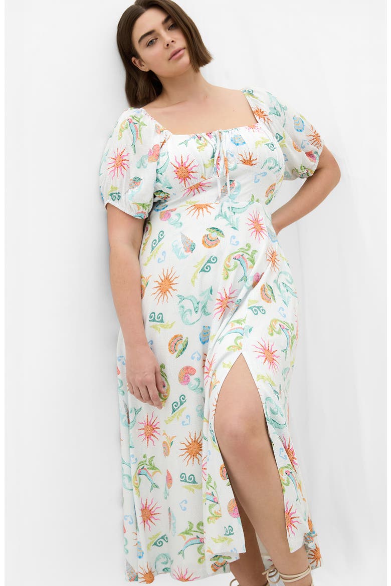 Abbie Ocean Print Sundress, Alternate, color, OCEAN PRINT
