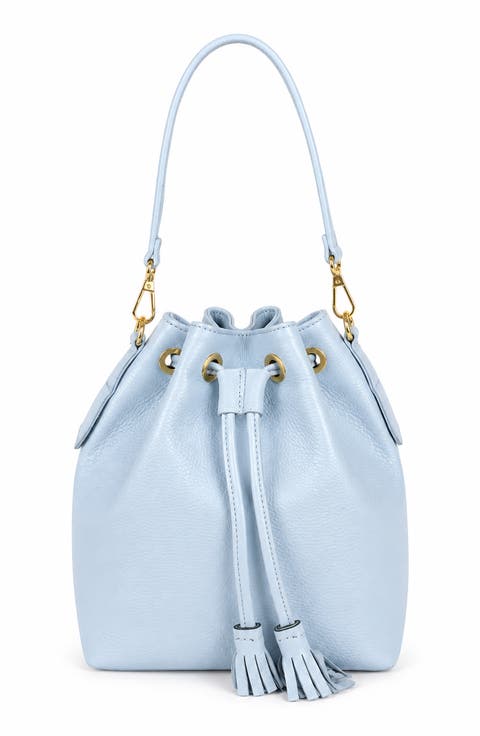 Carlotta Leather Bucket Bag