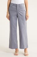 NYDJ Teresa High Waist Wide Leg Ankle Jeans