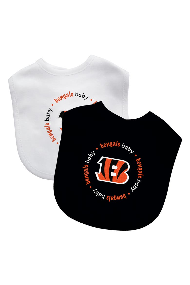 Cincinnati Bengals - Baby Bibs 2-Pack, Main, color, Black