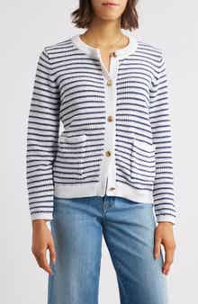 beachlunchlounge Piera Stripe Cardigan