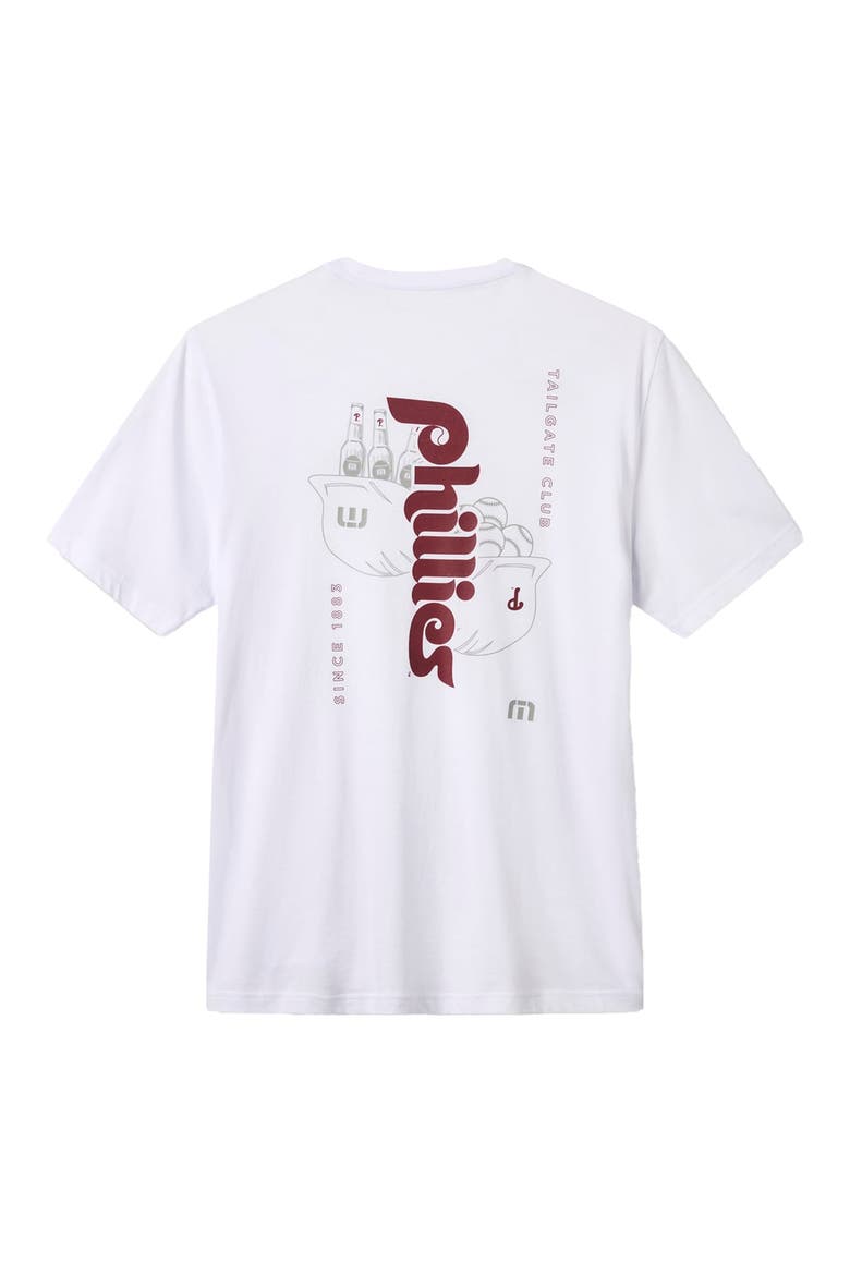 Men's TravisMathew  White Philadelphia Phillies Dugout Dreams T-Shirt, Alternate, color, White