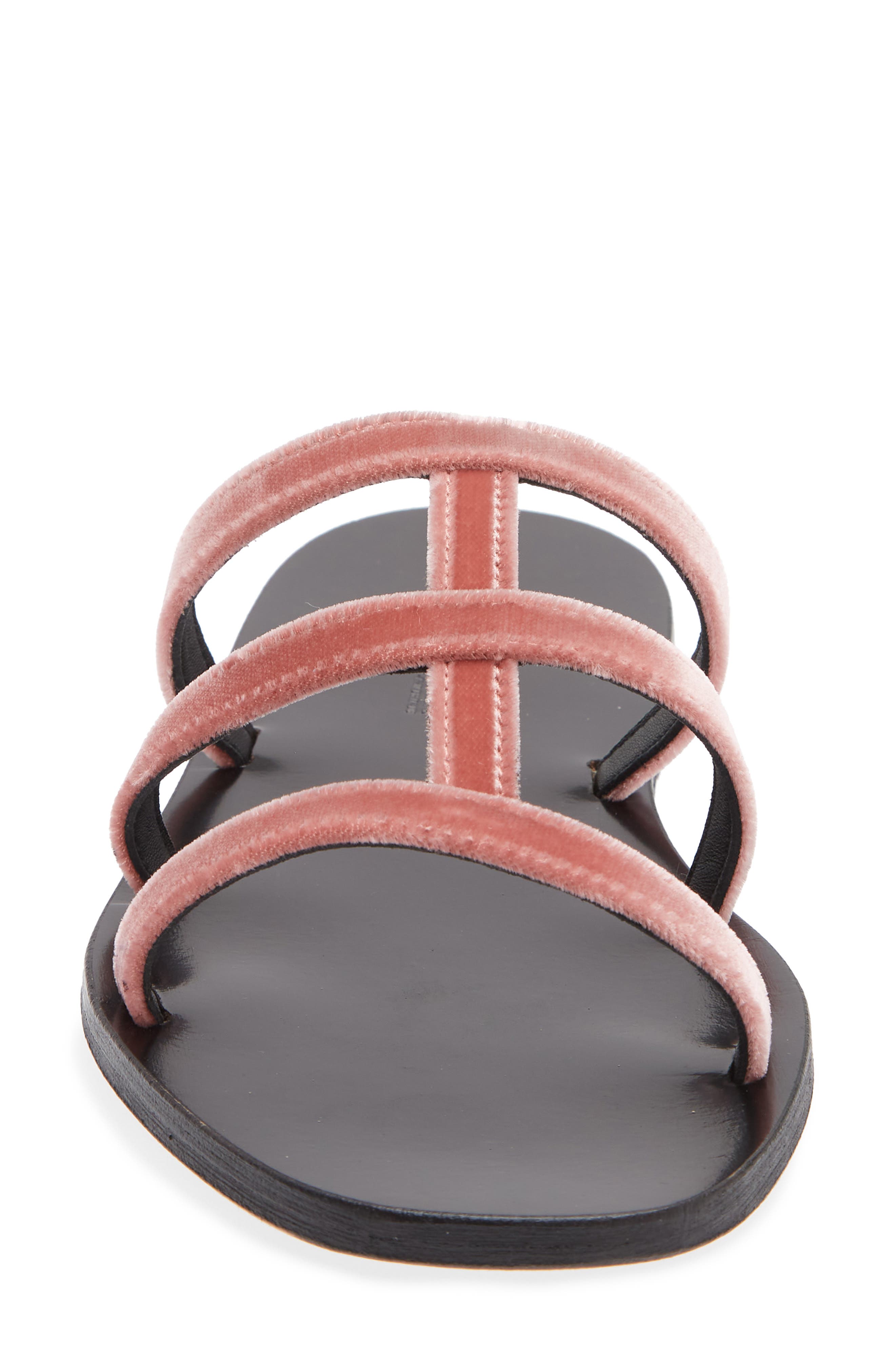 La Canadienne Getaway Cage Slide Sandal, Alternate, color, Rose