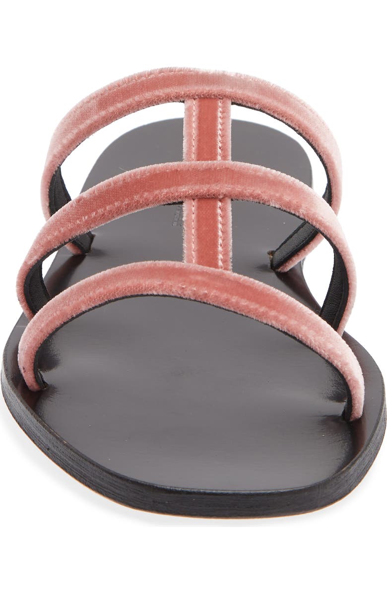 La Canadienne Getaway Cage Slide Sandal, Alternate, color, Rose