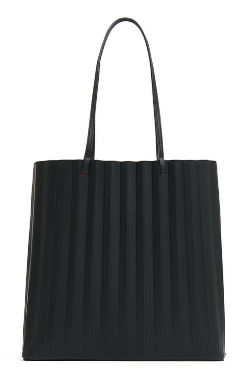 Mansur Gavriel Large Filo Pleated Tote in Black/flamma at Nordstrom