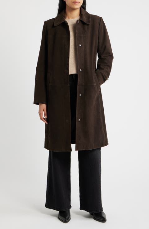 Long Suede Coat