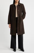 Bernardo Long Suede Coat