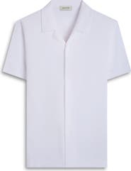 Bugatchi Terry Cloth Camp Shirt