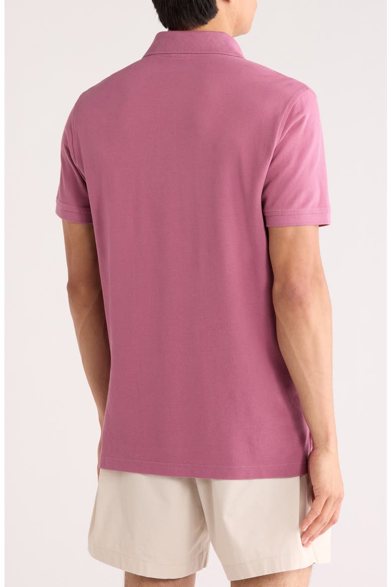 Solid Cotton Piqué Polo, Alternate, color, MEDIUM PURPLE