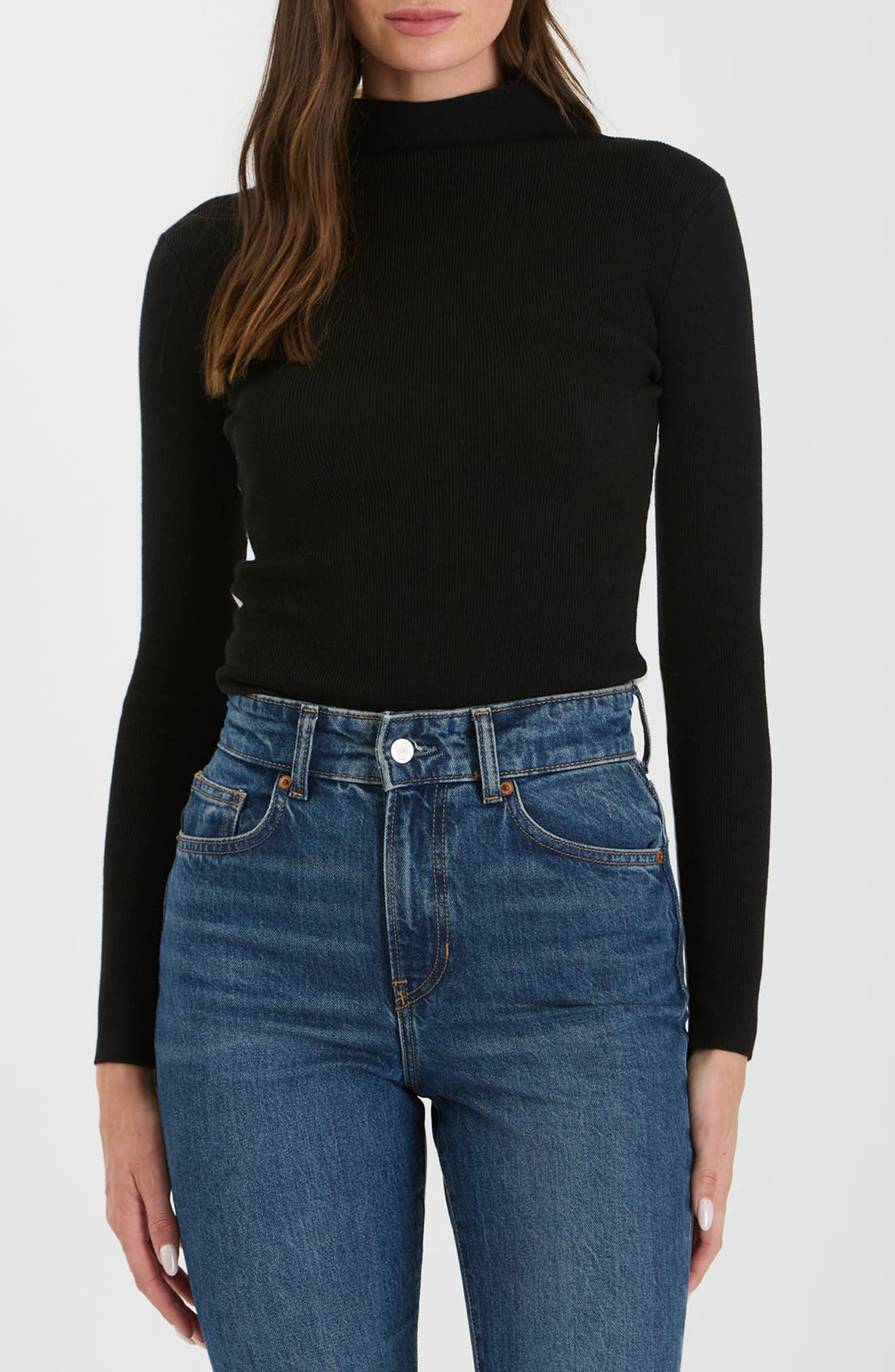 Blu Pepper Turtleneck Knit Top