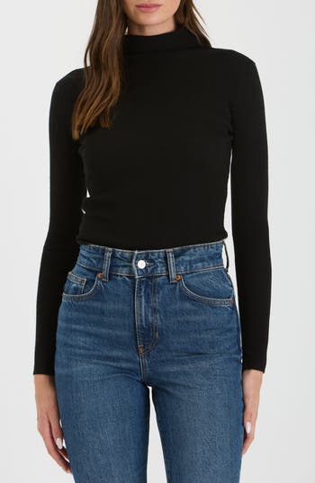 BLU PEPPER BLU PEPPER TURTLENECK KNIT TOP