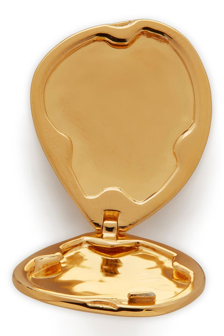 Deia Pebble Locket Charm, Main, color, GP