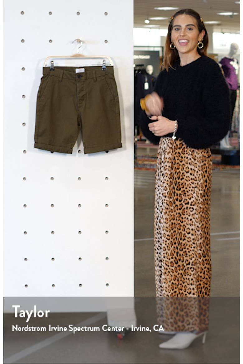 Stretch Skinny Chino Shorts video