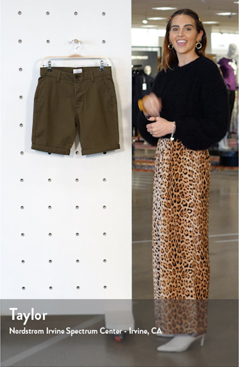 Stretch Skinny Chino Shorts, sales video thumbnail