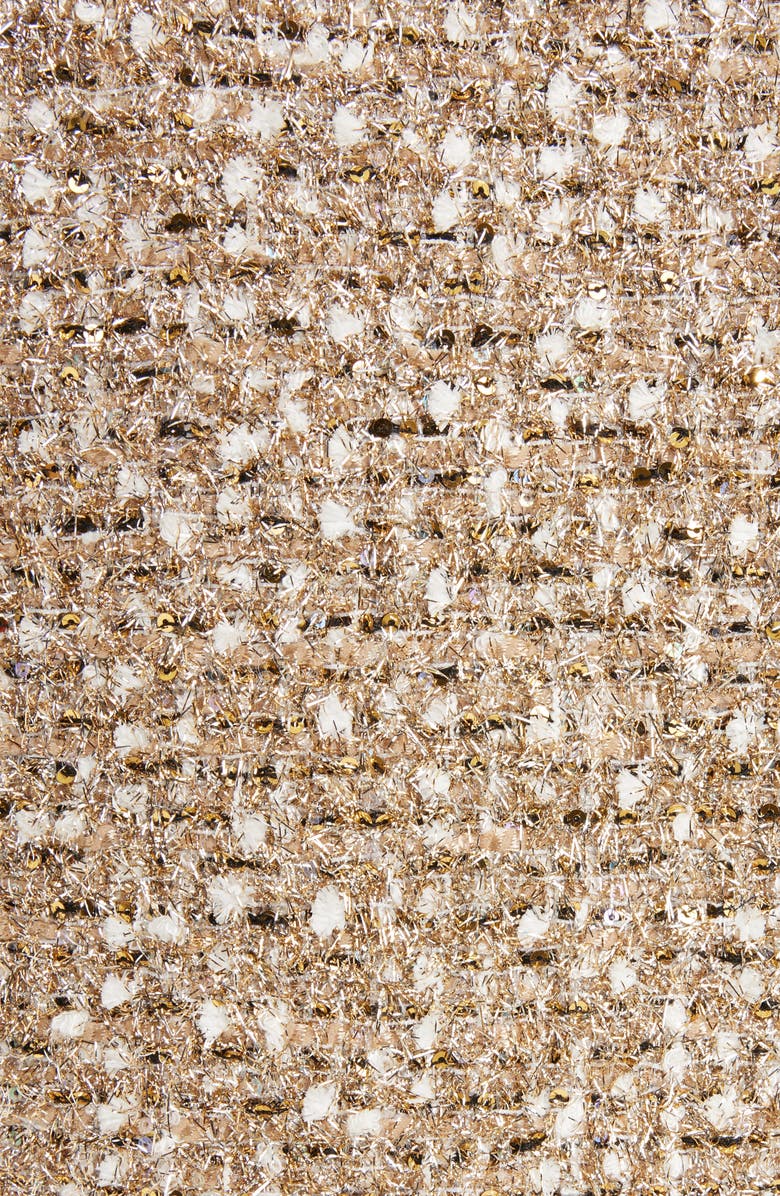 Giambattista Valli Metallic Bouclé Jacket, Alternate, color, 