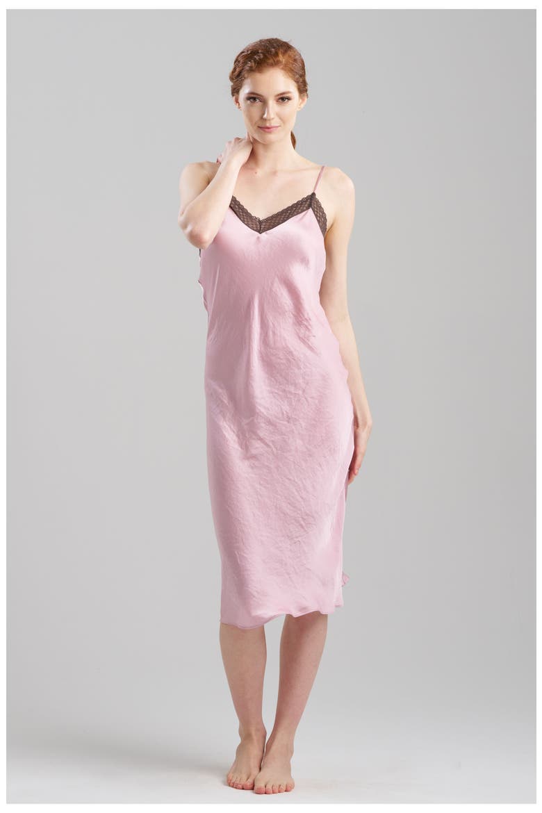 ASHLEY Icon Gown with Lace, Main, color, ROSE QUARTZ