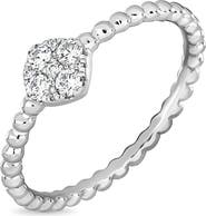 Bony Levy Mika 18K White Gold Diamond Stackable Ring