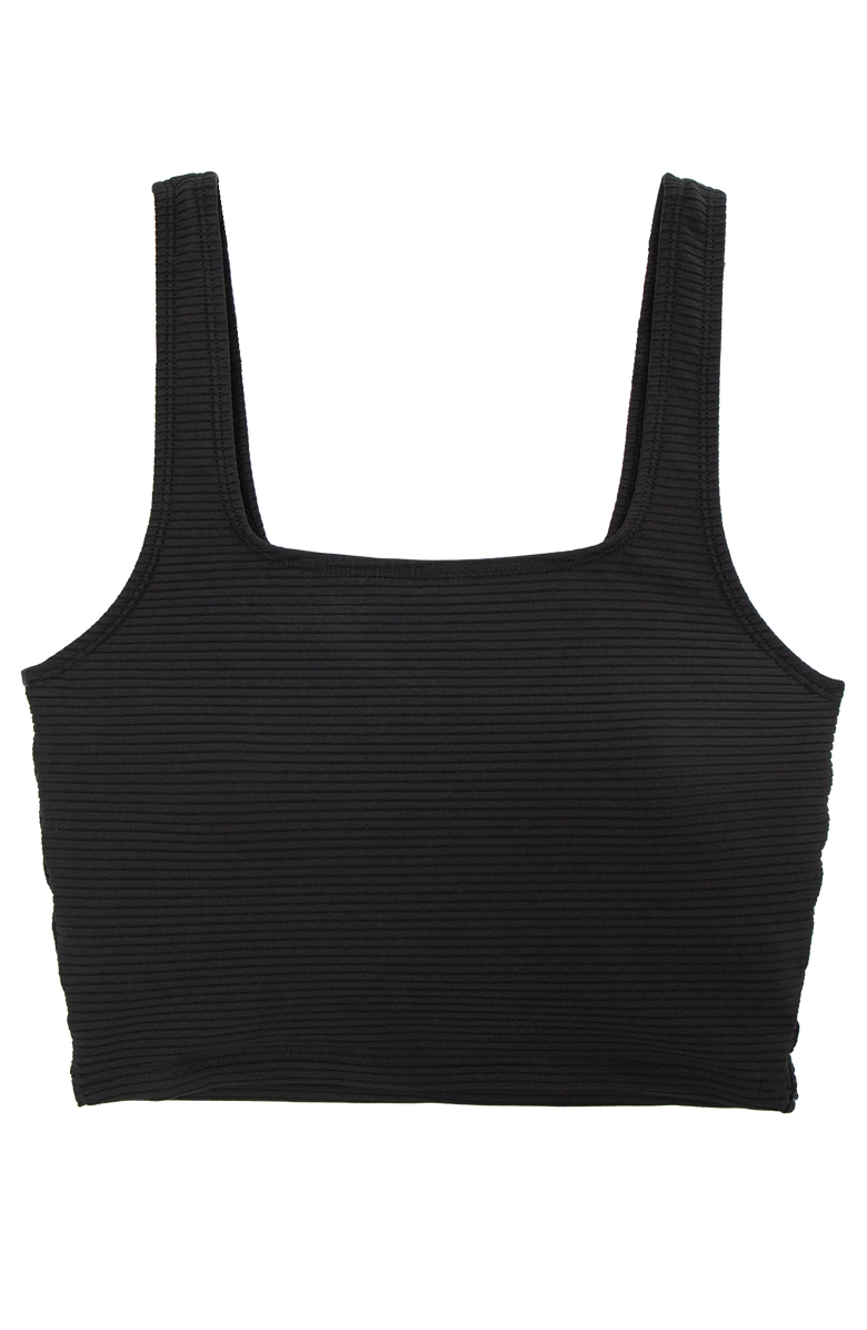 Nani Flat Rib Core Midkini, Alternate, color, Black