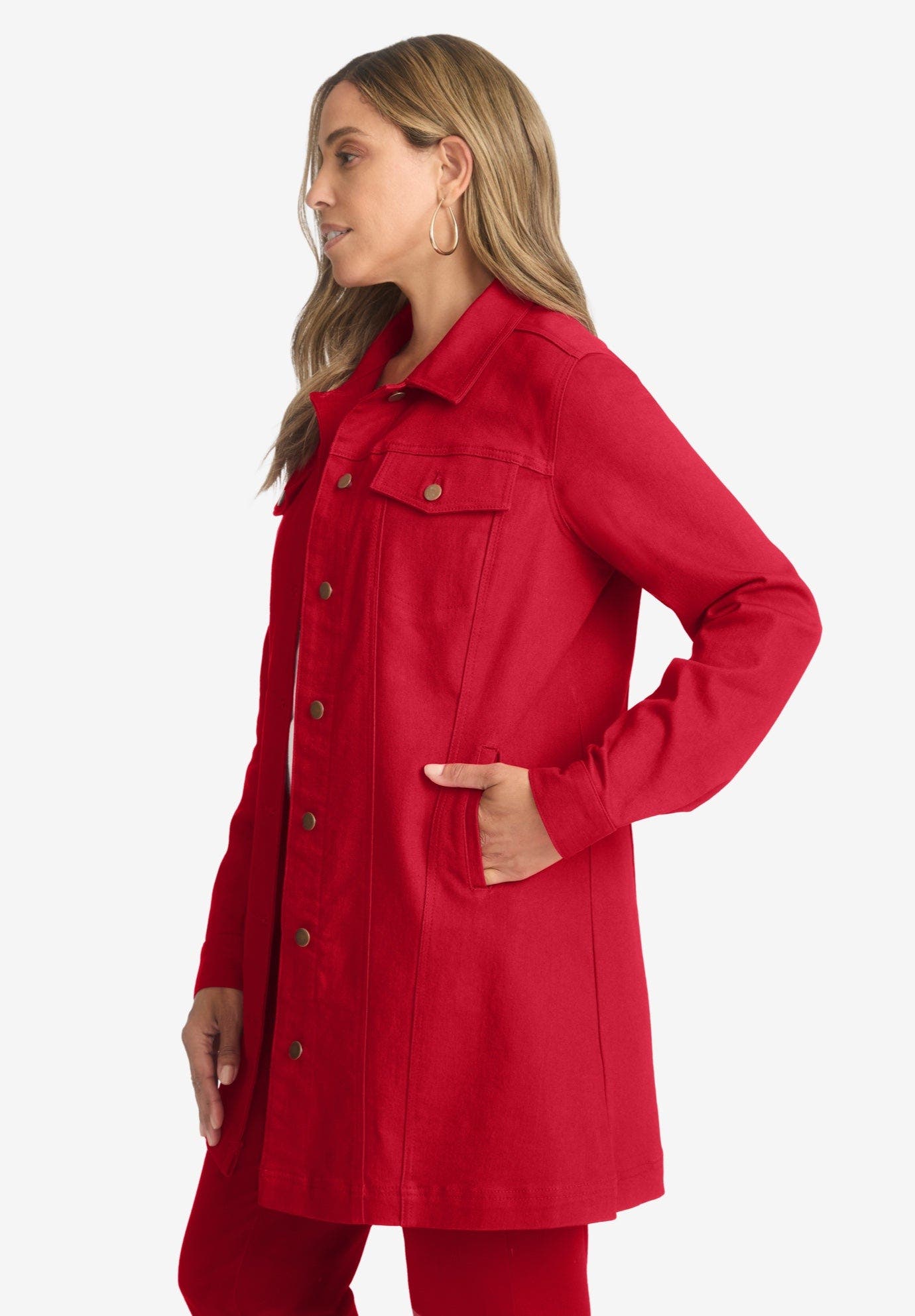 Long Denim Jacket - image 2