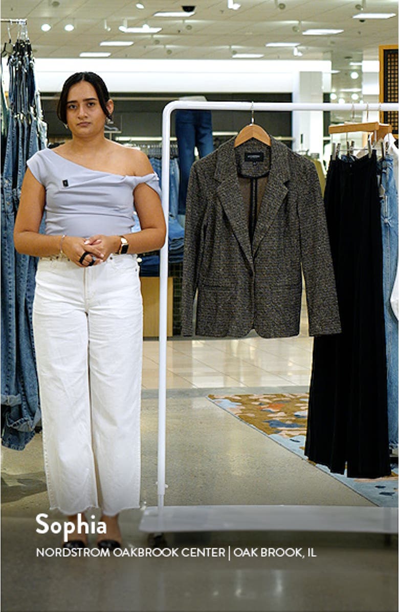 Fitted Knit Blazer, sales video thumbnail