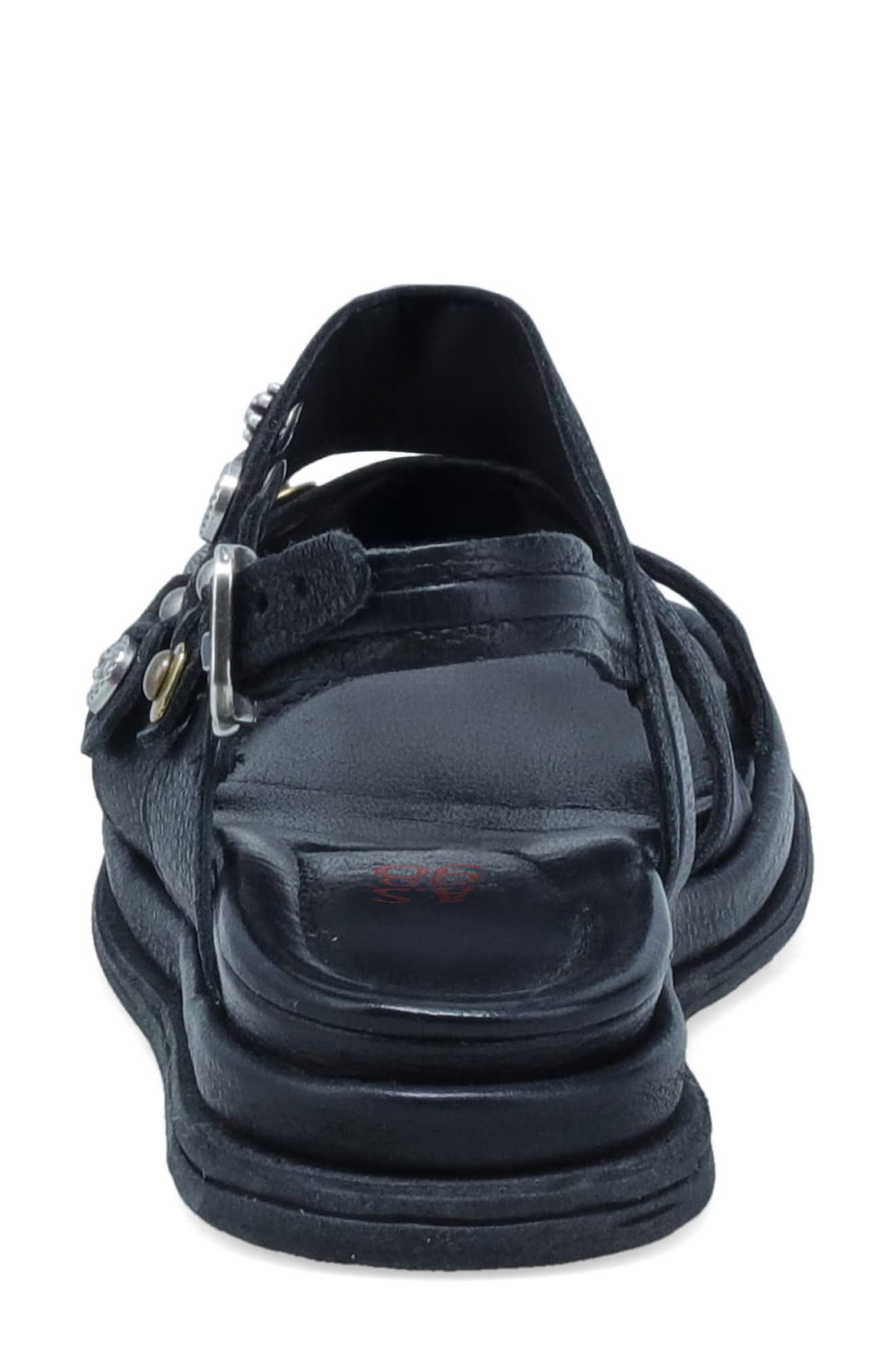 A.S.98 Scotty Slingback Sandal, Alternate, color, Black