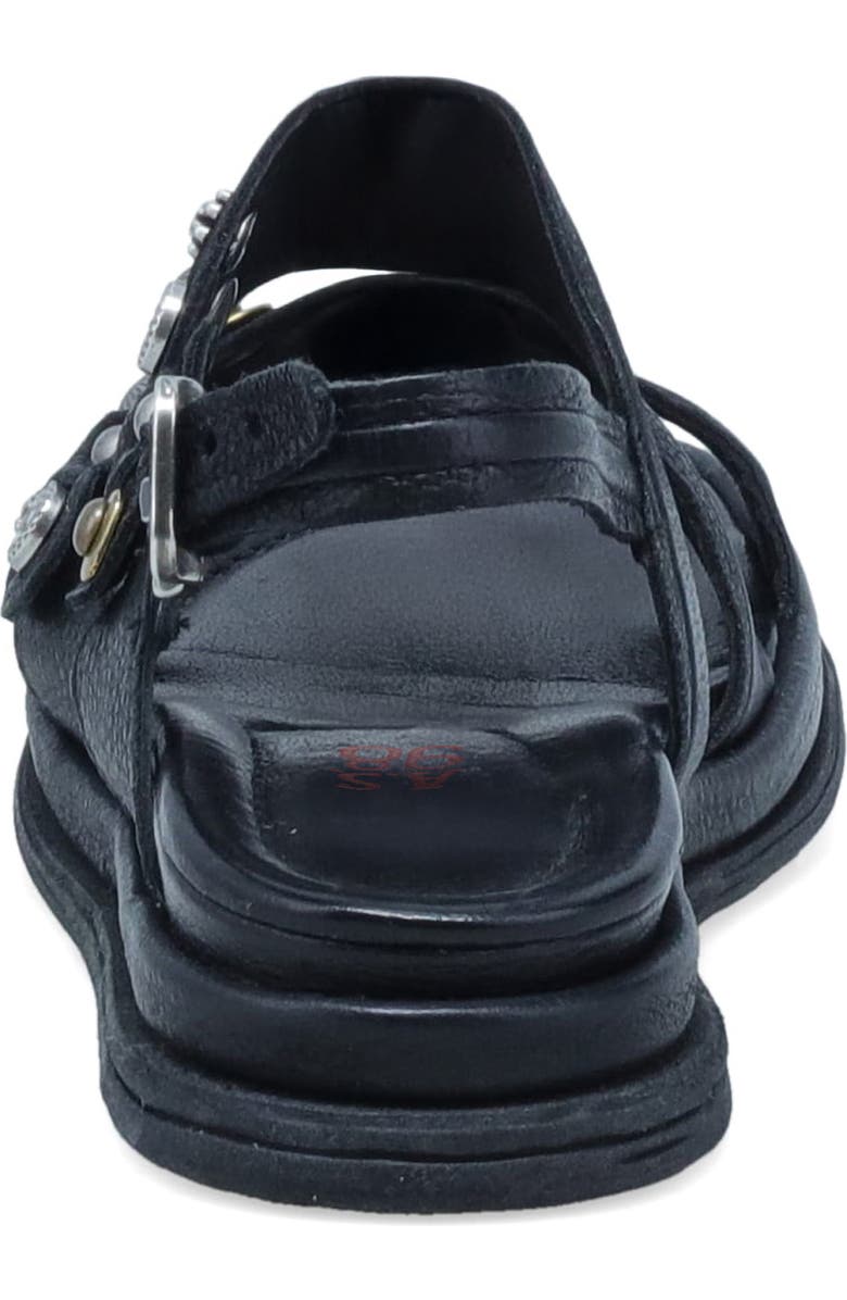 A.S.98 Scotty Slingback Sandal, Alternate, color, Black