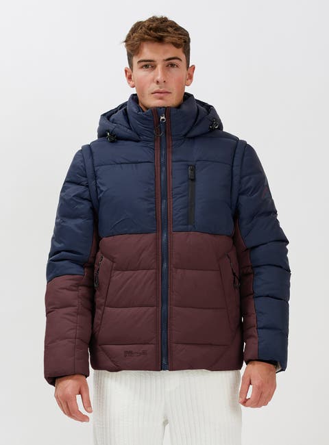 MIDWEIGHT ZIP-OFF SLEEVES PUFFER