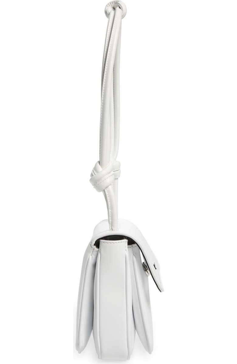 Moschino Knotted Strap Leather Shoulder Bag, Alternate, color,