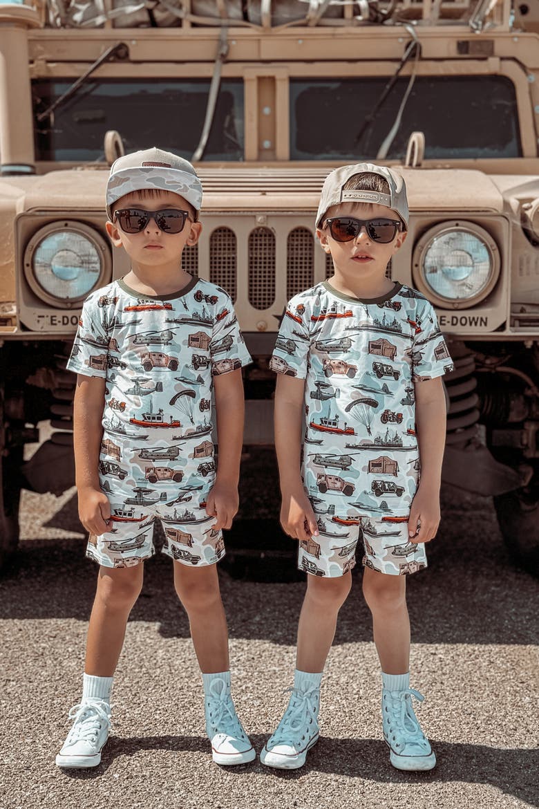 The Brave 2.0 2 Piece Shorts Set, Alternate, color, Camo