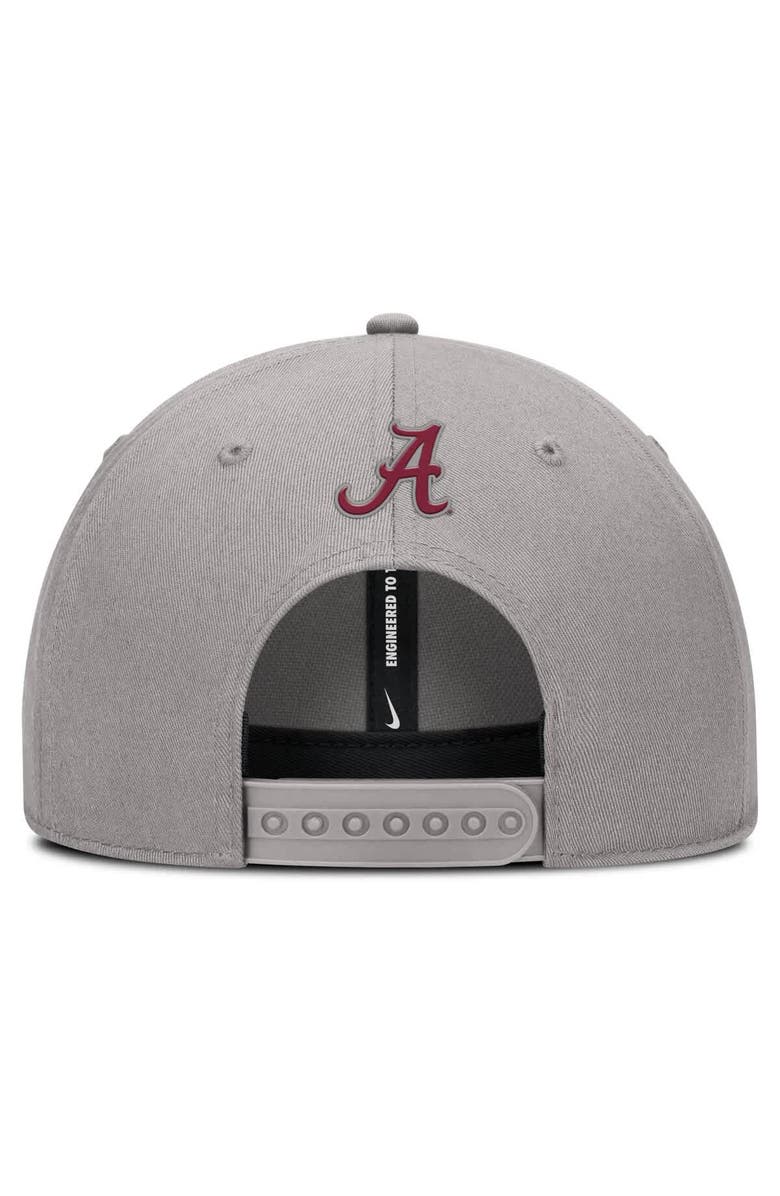 Nike Men's Nike Gray Alabama Crimson Tide Rise Practice Adjustable Hat, Alternate, color, Gray