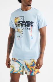 OVERTIME Splash Cotton Graphic T-Shirt
