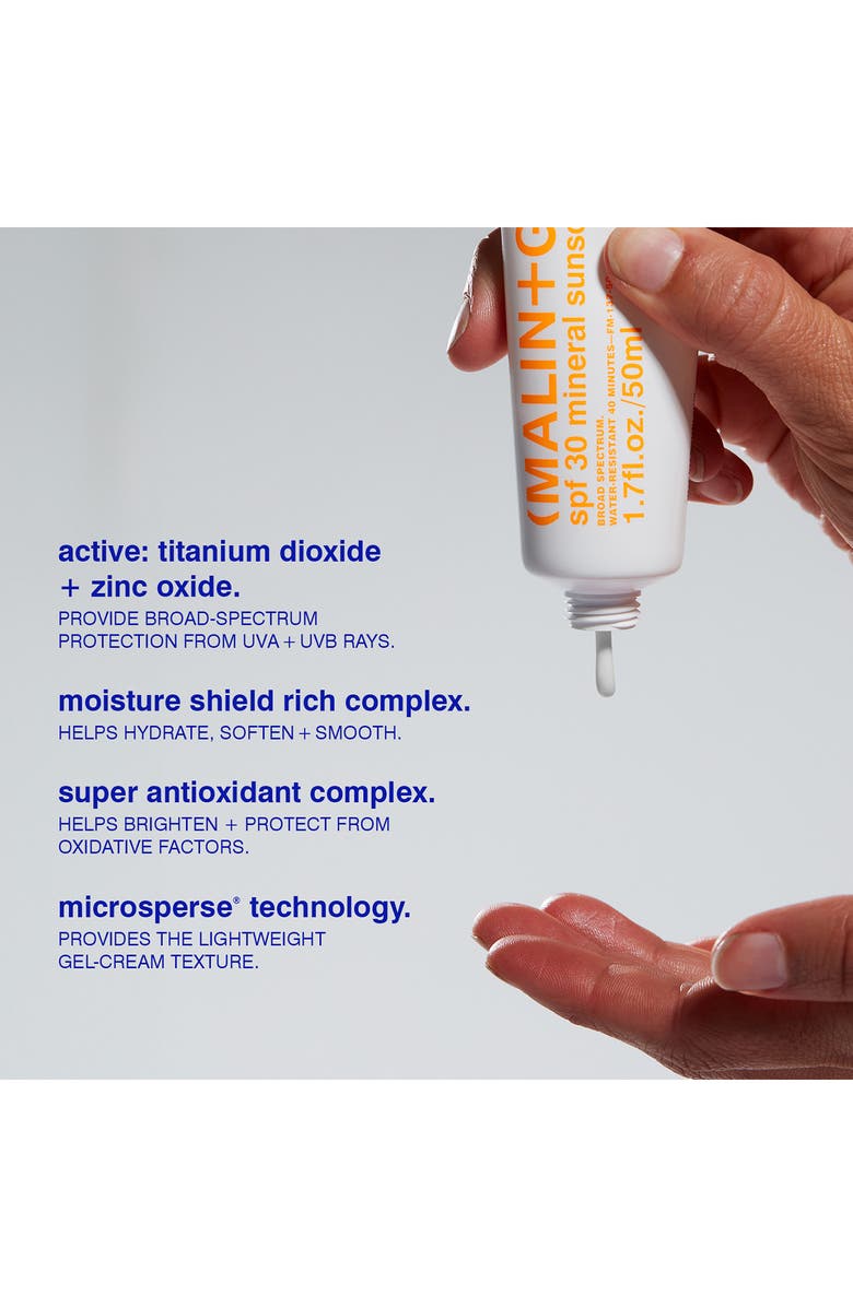 MALIN+GOETZ SPF 30 Water-Resistant Mineral Sunscreen, Alternate, color,