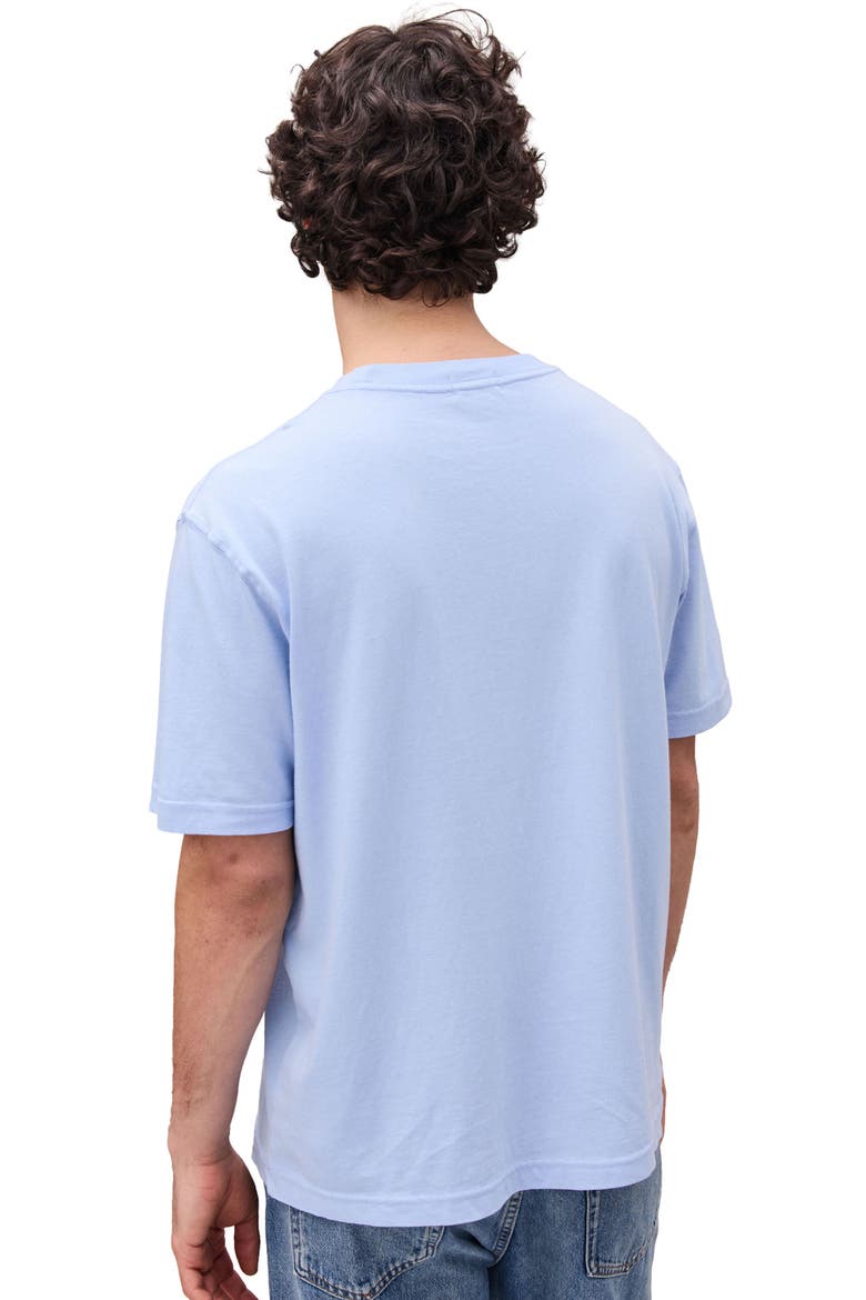 The Relaxed Short Sleeve Tee, Alternate, color, Chambray Blue