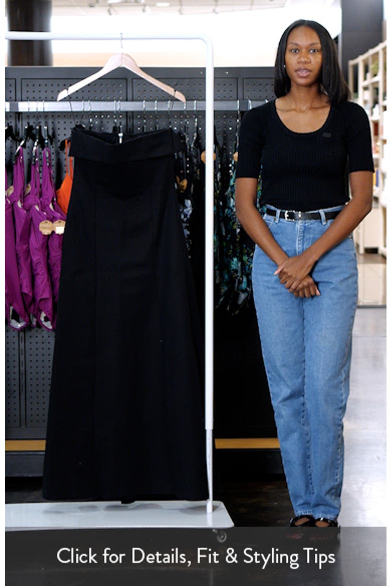 Strapless Fit & Flare Maxi Cocktail Dress video