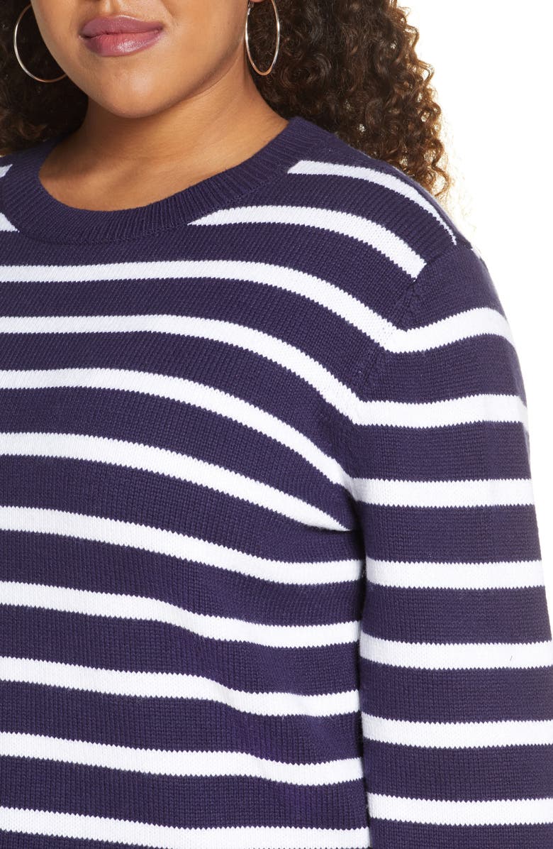 Halogen<sup>®</sup> x Atlantic-Pacific Stripe Oversize Sweater, Alternate, color, 