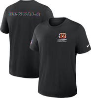 Nike Men's Nike Black Cincinnati Bengals 2025 NFL Crucial Catch Tri-Blend Dri-FIT T-Shirt