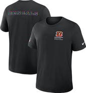 Nike Men's Nike Black Cincinnati Bengals 2025 NFL Crucial Catch Tri-Blend Dri-FIT T-Shirt