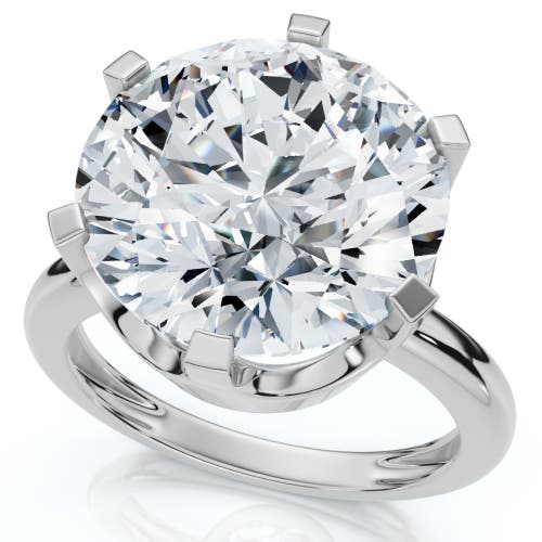 Bliss Diamond Certfied 6ct Diamond Engagement Ring Solitaire 14k Gold Lab Grown In 14k White Gold