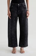 AG Hattie Grommet High Waist Ankle Barrel Jeans