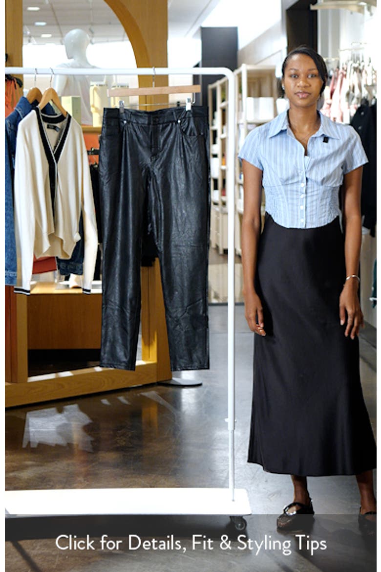 Faux Patent Leather Pants video