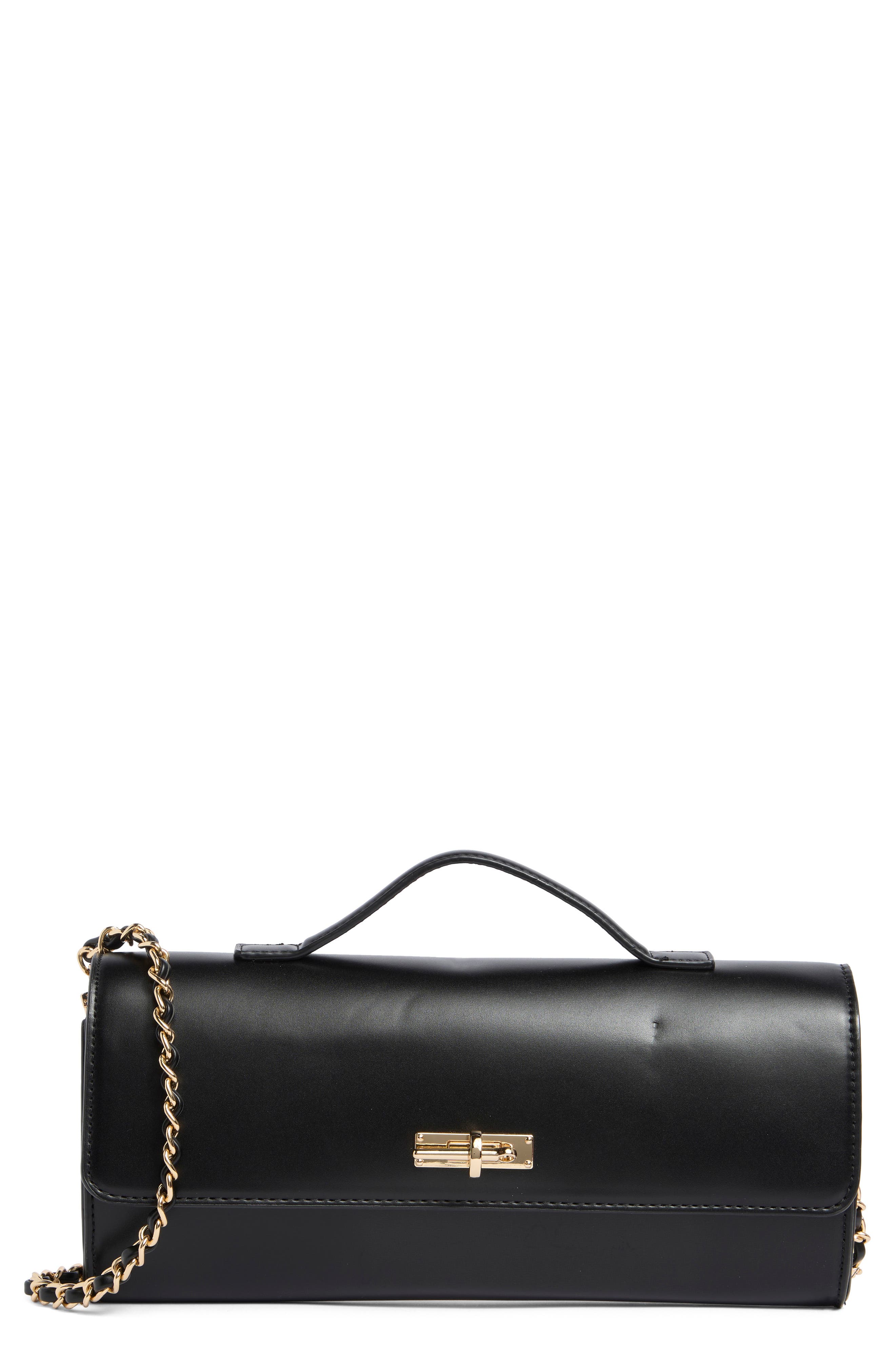 Steve Madden Benovi Clutch, Main, color, Black