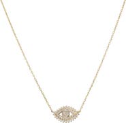 BY ADINA EDEN Evil Eye CZ Pendant Necklace