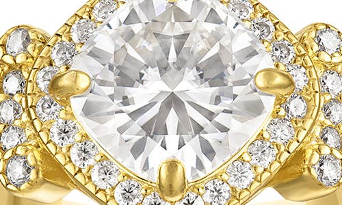 Fzn Moissanite Ring In Yellow