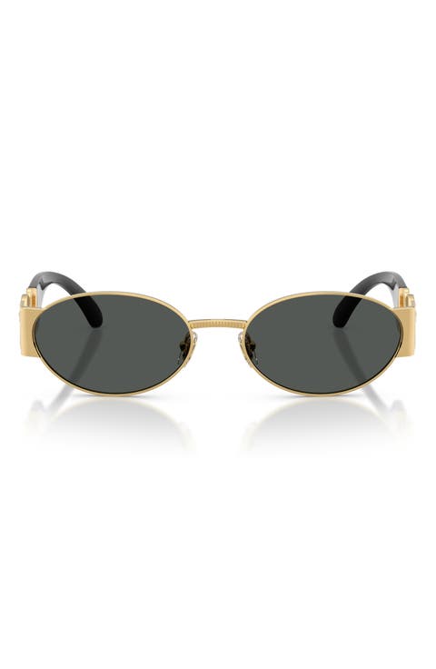 56mm Oval Sunglasses