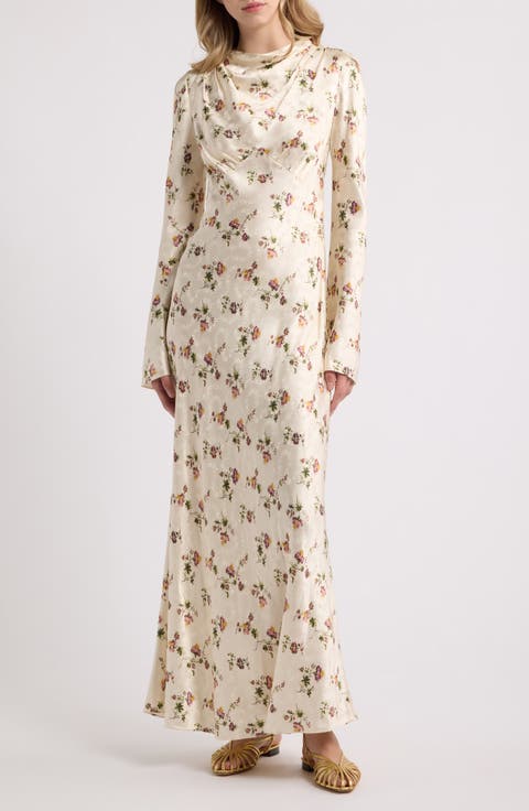 Melora Cowl Neck Maxi Dress