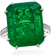 SUZY LEVIAN Gala Firework Cubic Zirconia Engagement Ring