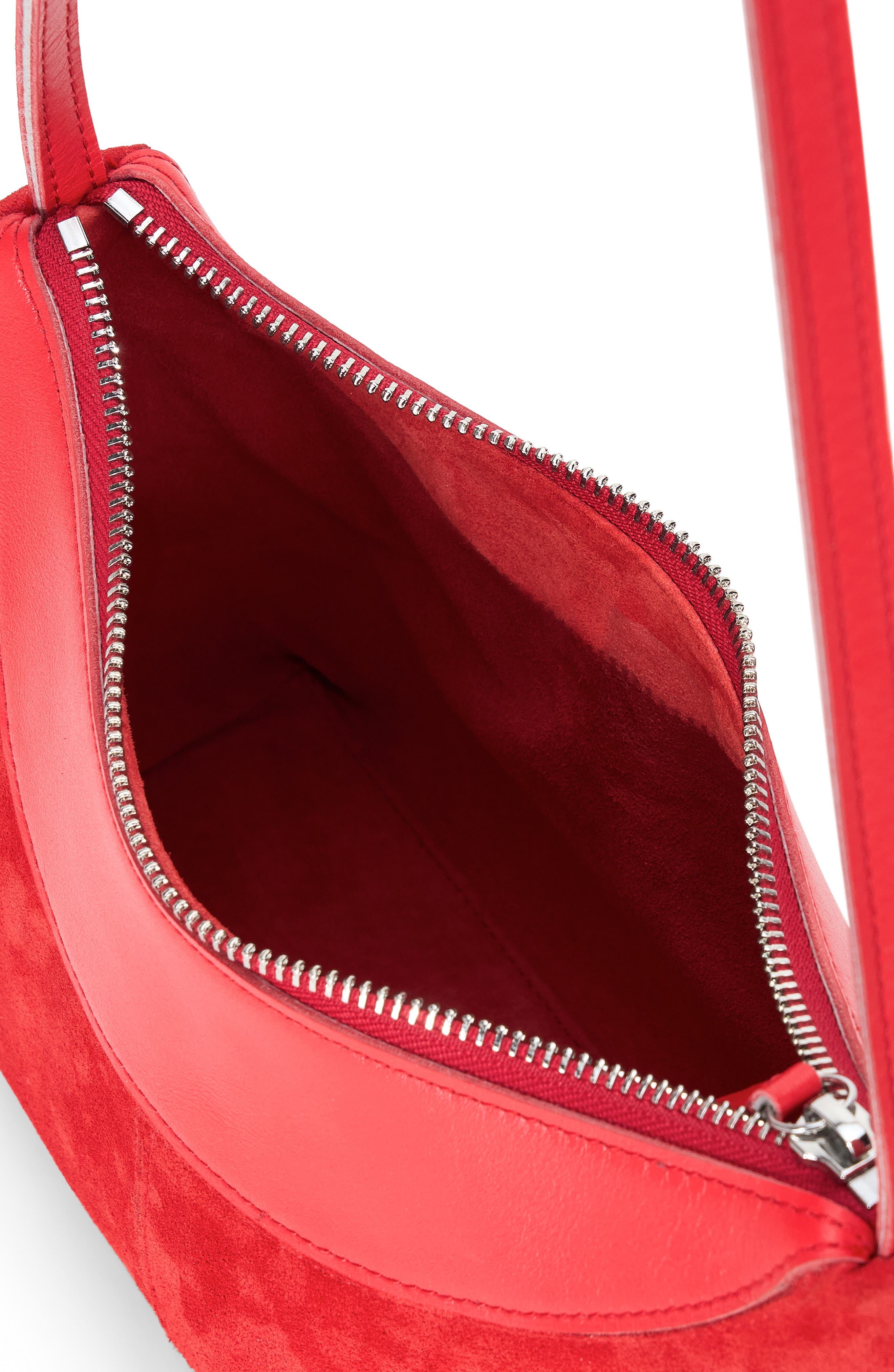 STAUD Rowey Shoulder Bag, Alternate, color, Red Rose