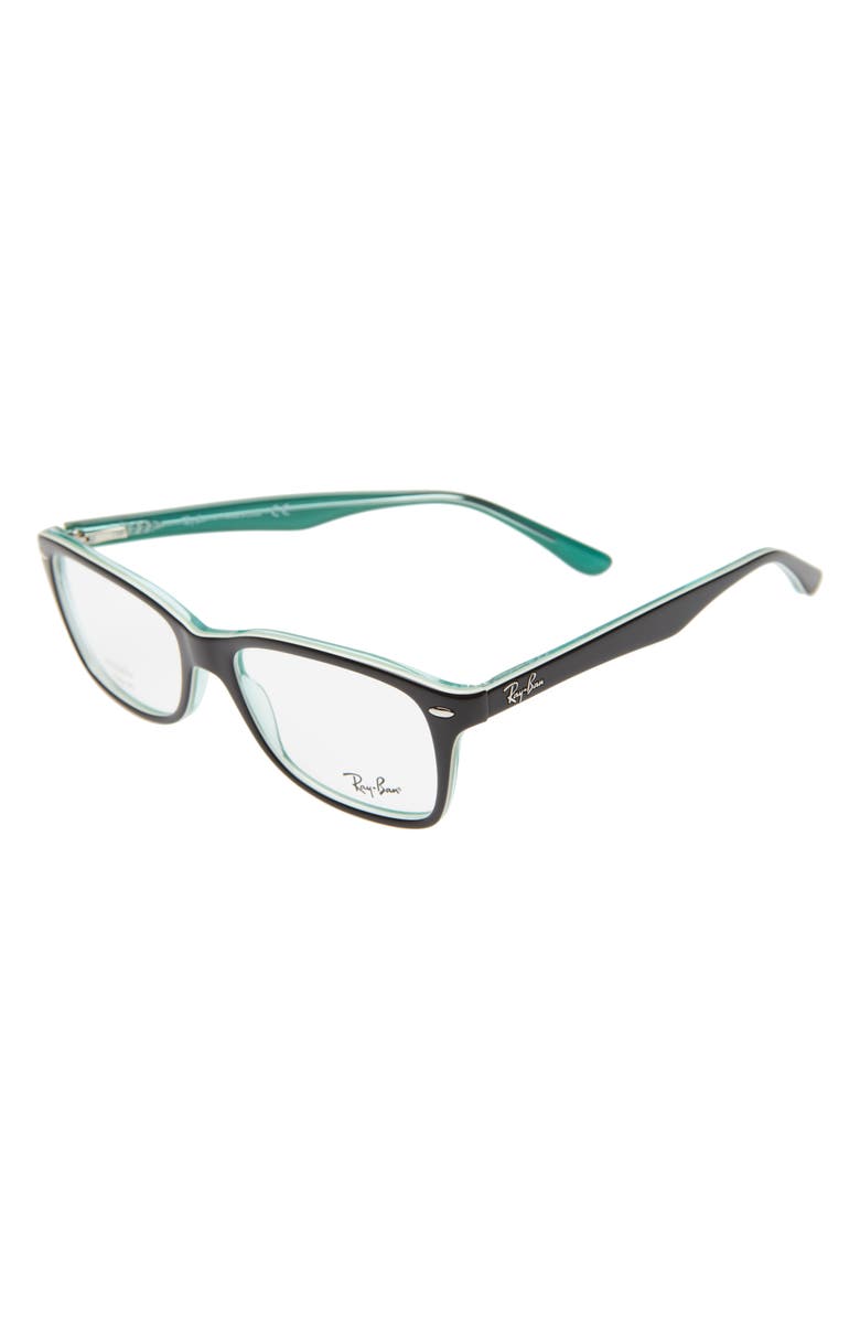 Ray-Ban 55mm Square Blue Light Blocking Glasses, Alternate, color, 